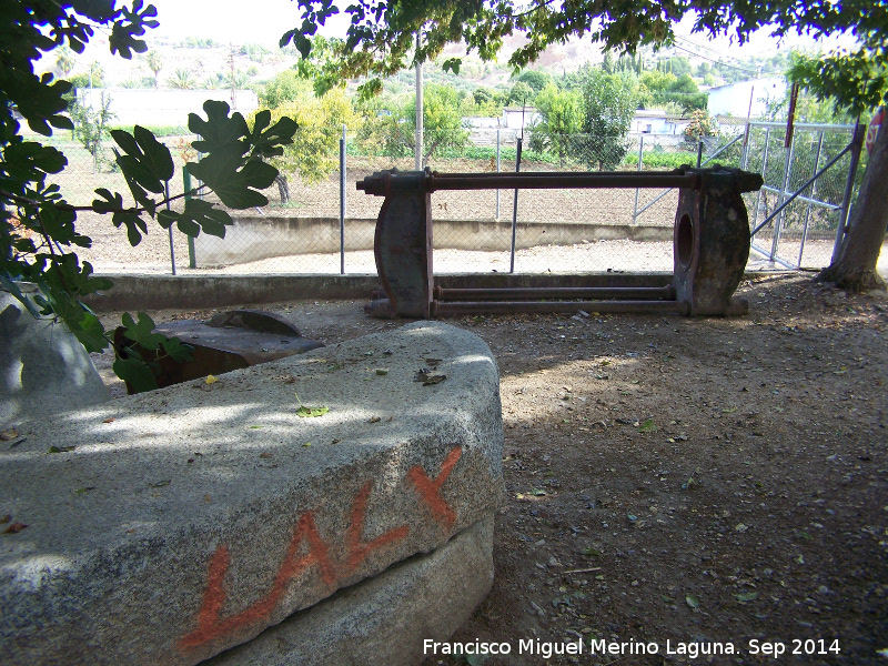 Casa del Puente Tablas - Casa del Puente Tablas. Prensa de aceite