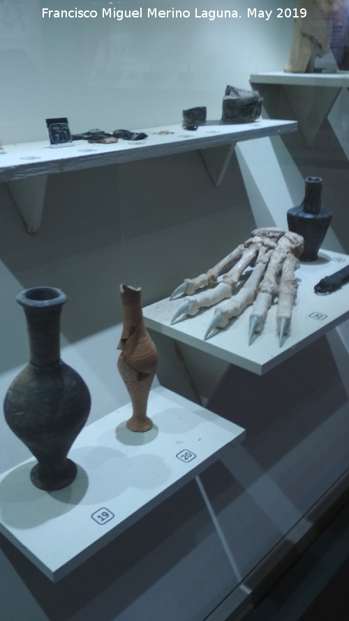 Cstulo. Torren Alba - Cstulo. Torren Alba. Piezas encontradas en la excavacin arqueolgica. Museo Arqueolgico de Linares