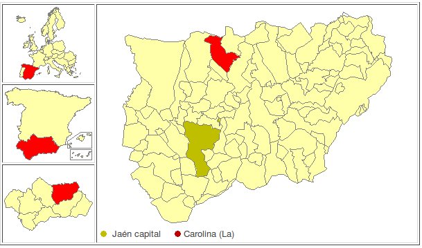 La Carolina - La Carolina. Localizacin