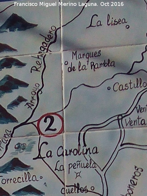 Historia de La Carolina - Historia de La Carolina. Mapa de Bernardo Jurado. Casa de Postas - Villanueva de la Reina
