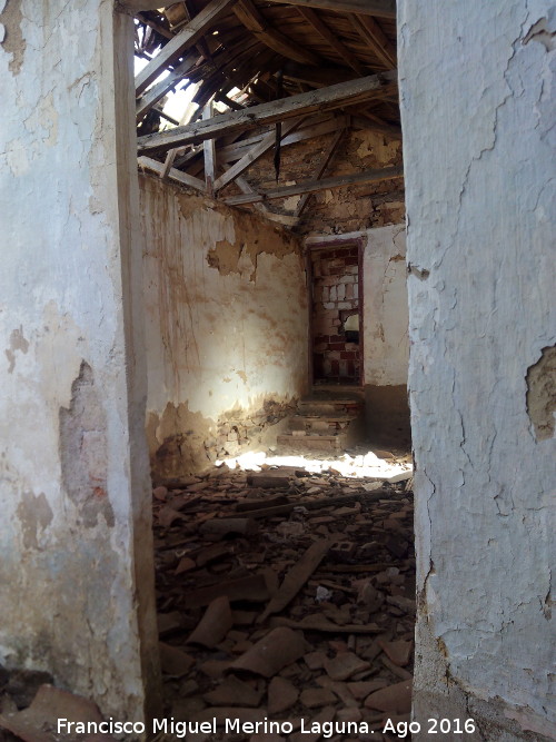 La Aliseda - La Aliseda. Interior de una de las casas