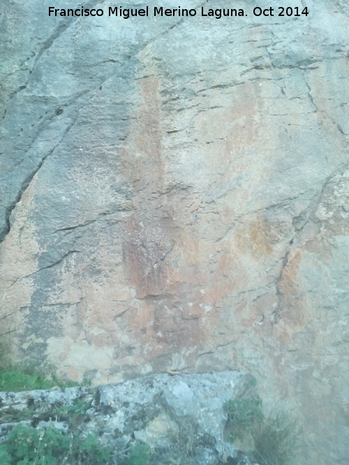 Pinturas rupestres de la Imora III - Pinturas rupestres de la Imora III. Pared vertical