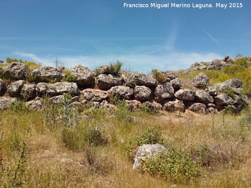 Oppidum de Giribaile. Muralla Ciclpea - Oppidum de Giribaile. Muralla Ciclpea. 