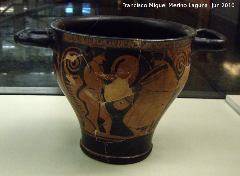 Historia de La Guardia - Historia de La Guardia. Cermica griega siglos V-IV a.C. Museo Provincial