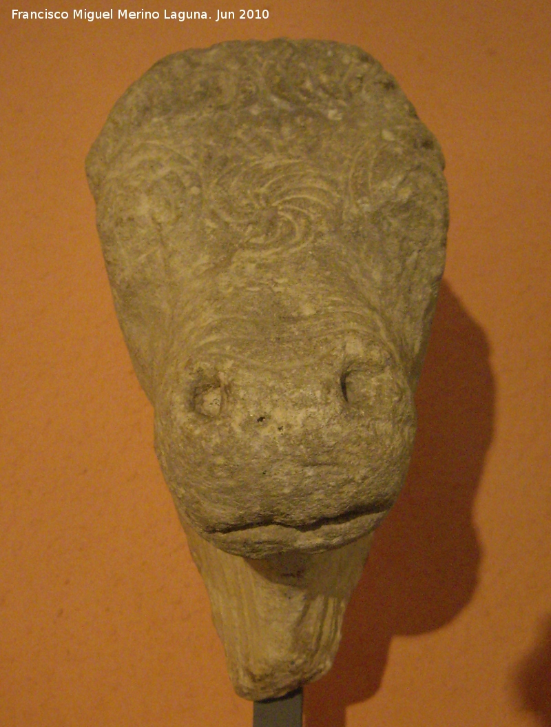 Historia de La Guardia - Historia de La Guardia. Figura zooforma siglo V a.C. de necrpolis ibrica. Museo Provincial