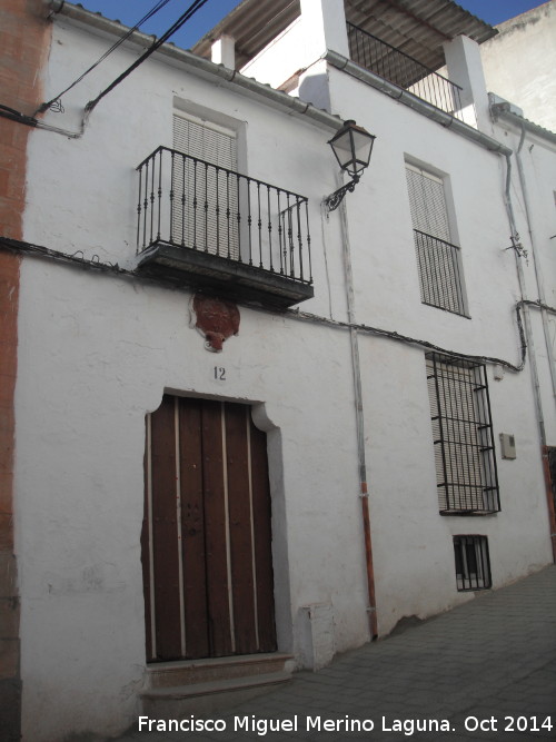 Casa de la Calle Corredera n 12 - Casa de la Calle Corredera n 12. Fachada