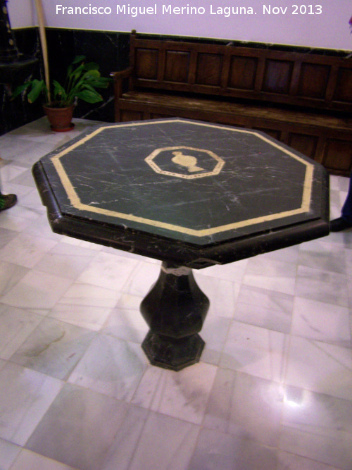 Convento de Santo Domingo - Convento de Santo Domingo. Mesa de la sacrista