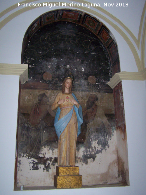 Convento de Santo Domingo - Convento de Santo Domingo. Restos de frescos en hornacina