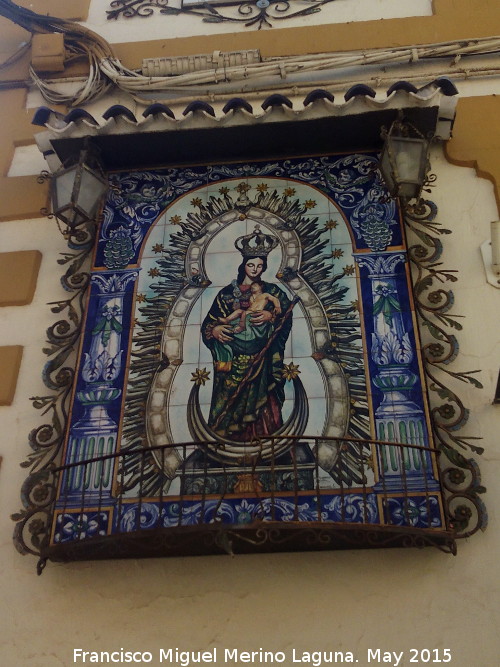Hornacina de la Virgen del Castillo - Hornacina de la Virgen del Castillo. 