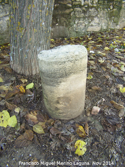 Molino de Puertollano - Molino de Puertollano. Fuste de columna