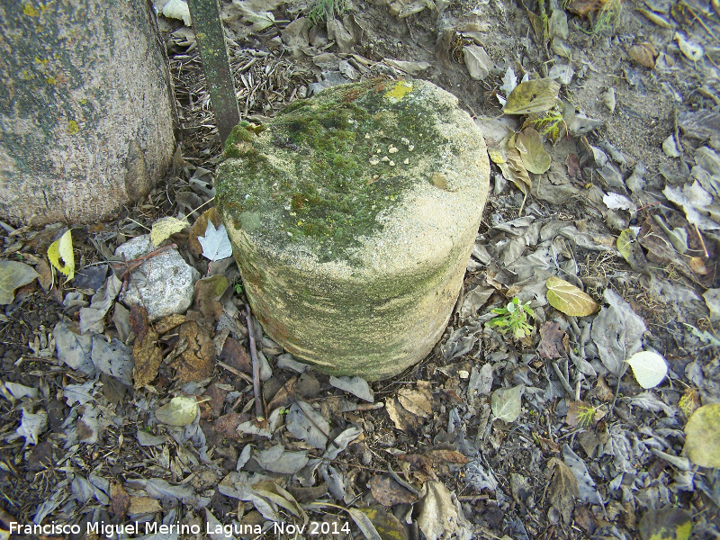 Molino de Puertollano - Molino de Puertollano. Fuste de columna