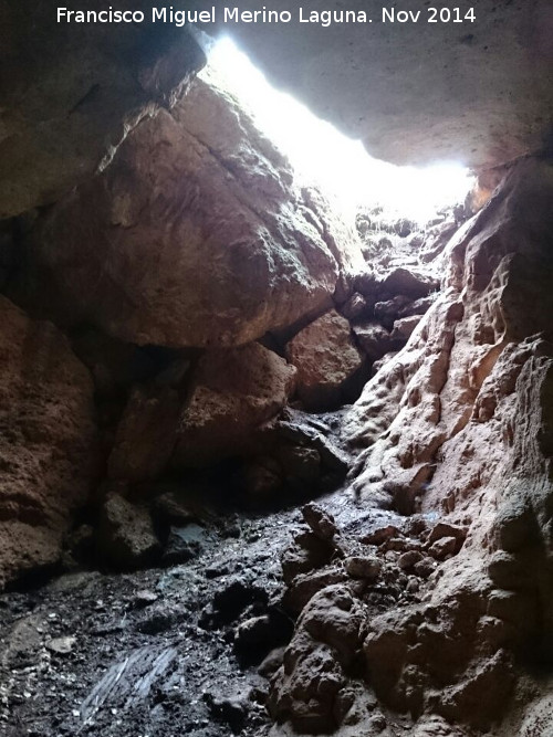 Cueva del Misil - Cueva del Misil. Salida