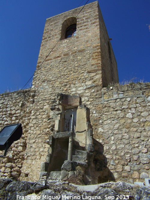 Iglesia de Santo Domingo - Iglesia de Santo Domingo. Campanario y escalera de caracol
