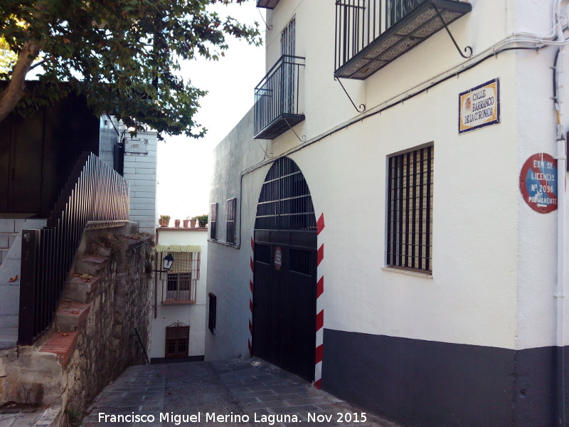 Calle Barranco de la Coronada - Calle Barranco de la Coronada. 