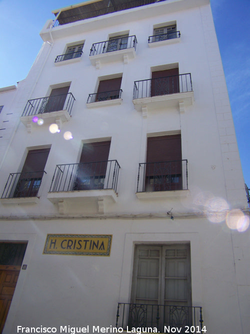 Edificio del Hostal Cristina - Edificio del Hostal Cristina. Fachada