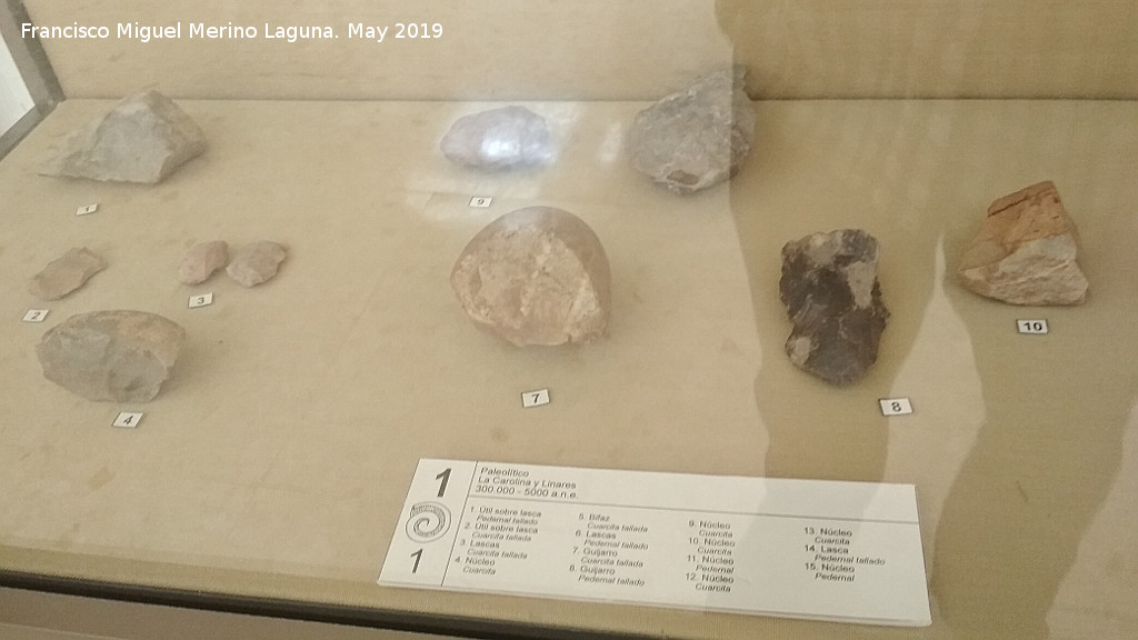 Historia de Linares - Historia de Linares. Paleoltico 300.000 a.C - 5.000 a.C. de Linares y La Carolina - Museo Arqueolgico de Linares
