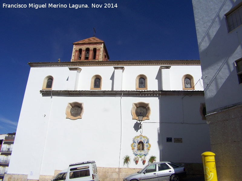 Hornacina de la Iglesia - Hornacina de la Iglesia. Ubicacin en la fachada lateral