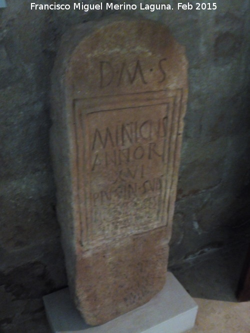 Cstulo - Cstulo. Estela funeraria siglo I-II. Museo Arqueolgico de Linares