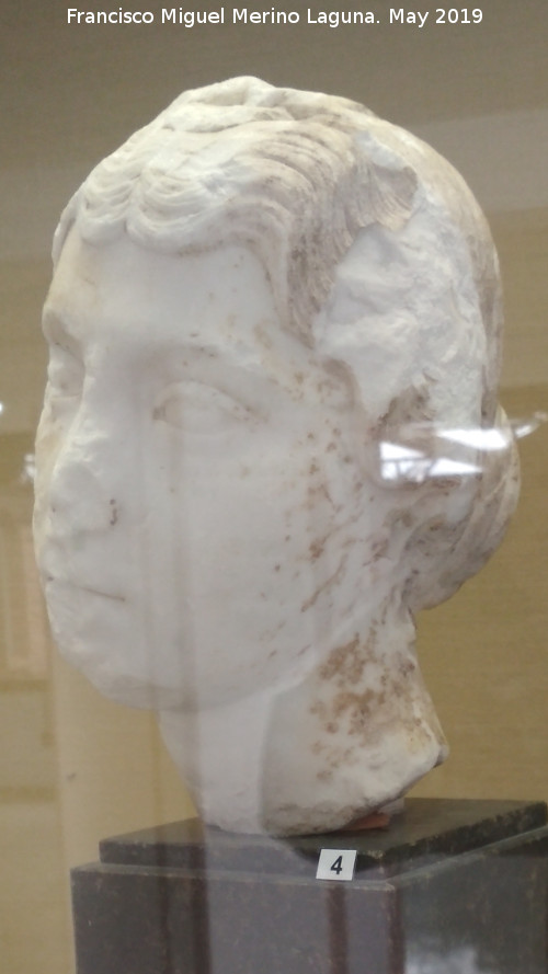 Cstulo - Cstulo. Cabeza de mrmol. Siglos I-II d.C. Museo Arqueolgico de Linares