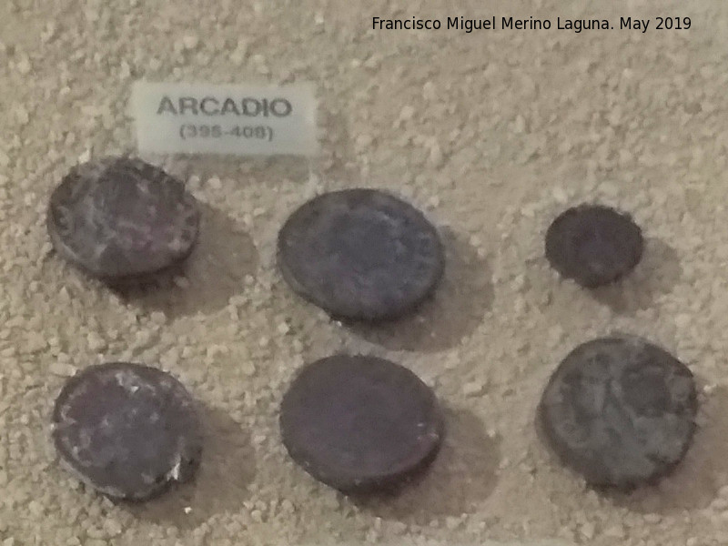Cstulo - Cstulo. Ases de Arcadio (395-408) Museo Arqueolgico de Linares