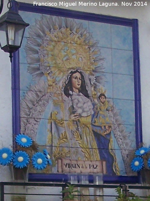 Hornacina de la Virgen de la Paz - Hornacina de la Virgen de la Paz. Virgen de la Paz