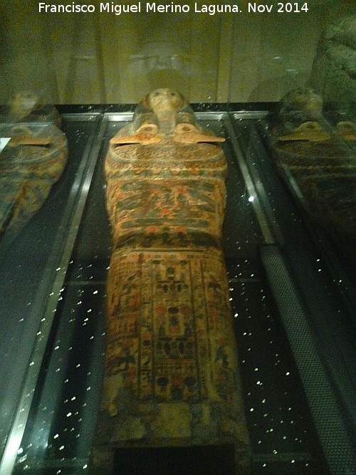Museo Arqueolgico Nacional - Museo Arqueolgico Nacional. Ataud egipcio