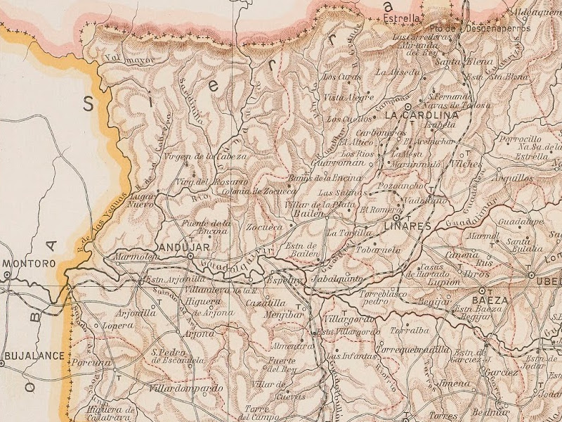 Castillo de Tobaruela - Castillo de Tobaruela. Mapa 1910