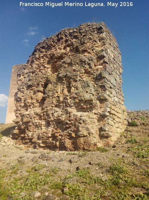 Castillo de Santa Eufemia - Castillo de Santa Eufemia. Torren Oeste Cristiano