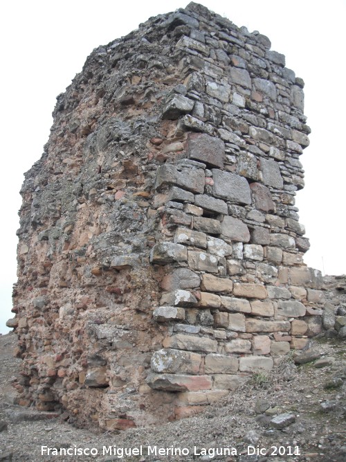 Castillo de Santa Eufemia - Castillo de Santa Eufemia. Torren Oeste cristiano