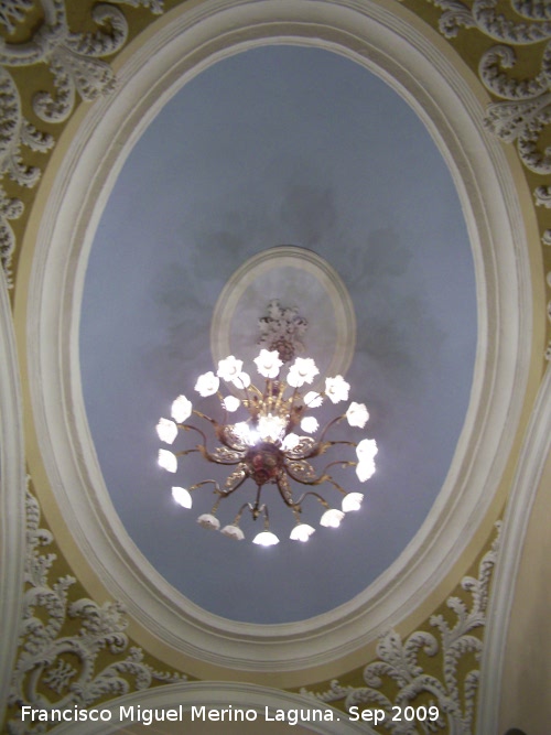 Santuario de Linarejos - Santuario de Linarejos. Cpula de las escaleras