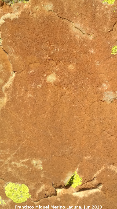 Pinturas rupestres y grabados del Poyo del Medio de la Cimbarra I - Pinturas rupestres y grabados del Poyo del Medio de la Cimbarra I. Grabados