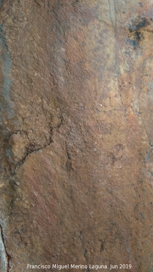 Pinturas rupestres del Poyo del Medio de la Cimbarra II - Pinturas rupestres del Poyo del Medio de la Cimbarra II. Zona central