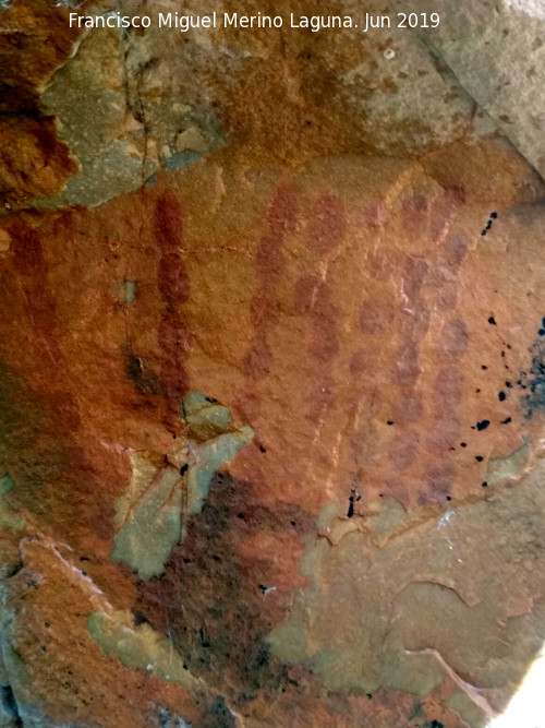 Pinturas rupestres del Poyo del Medio de la Cimbarra III - Pinturas rupestres del Poyo del Medio de la Cimbarra III. 