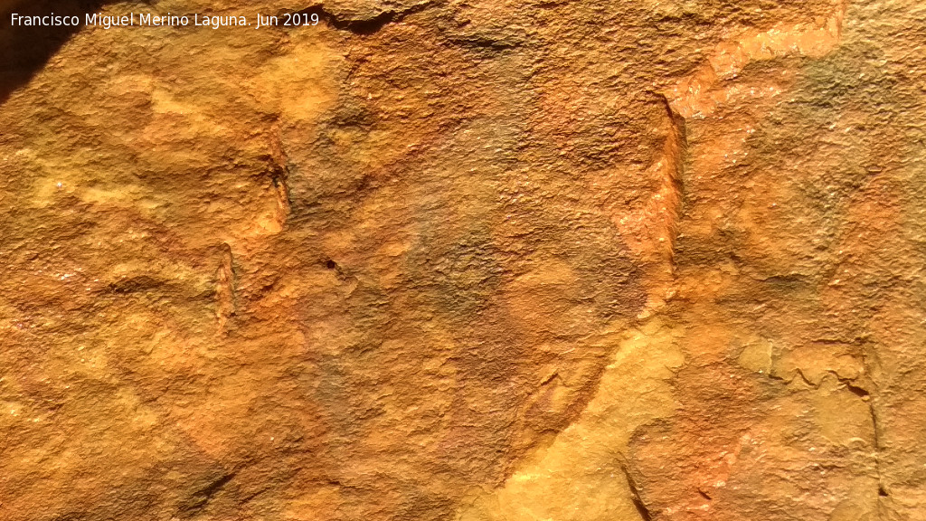 Pinturas rupestres del Poyo del Medio de la Cimbarra III - Pinturas rupestres del Poyo del Medio de la Cimbarra III. Antropomorfo indito