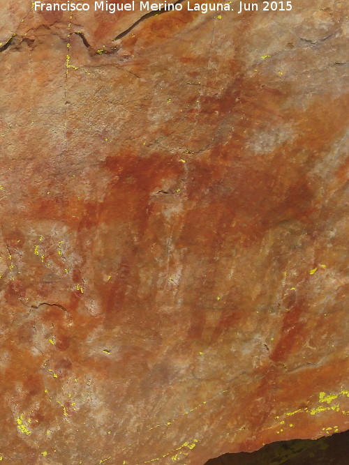 Pinturas rupestres del Prado del Azogue. Grupo V - Pinturas rupestres del Prado del Azogue. Grupo V. Figura principal