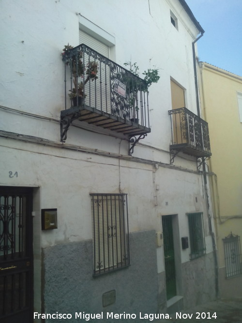 Casa de la Calle Dolores Torres n 21 - Casa de la Calle Dolores Torres n 21. Fachada