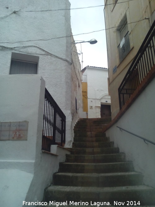 Calle Calvario - Calle Calvario. Escaleras