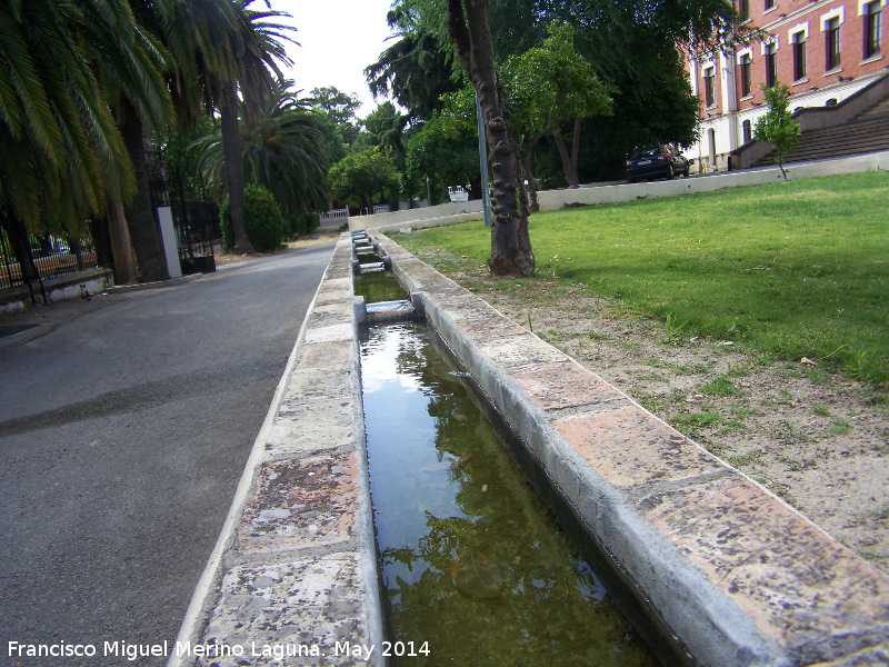 Hospital de los Marqueses de Linares - Hospital de los Marqueses de Linares. Acequia