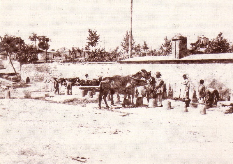 Fuente del Pisar - Fuente del Pisar. Foto antigua