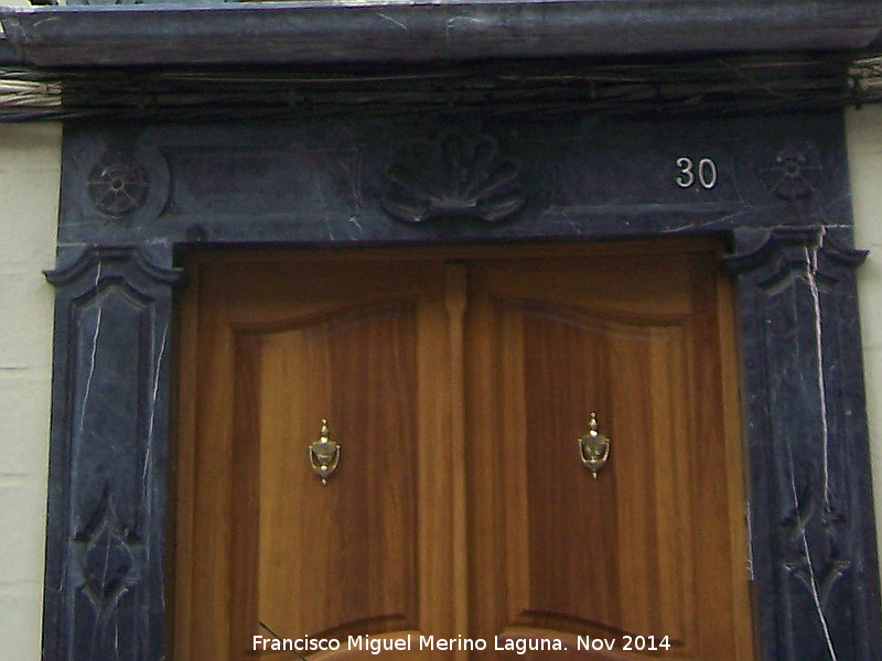 Casa de la Calle del Ro n 30 - Casa de la Calle del Ro n 30. Portada