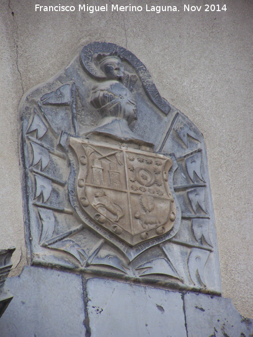 Casa de la Calle Carrera de las Monjas n 9 - Casa de la Calle Carrera de las Monjas n 9. Escudo