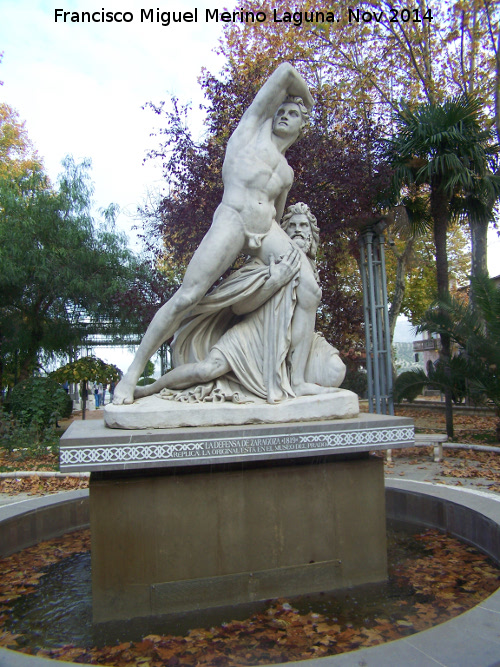 Escultura la Defensa de Zaragoza - Escultura la Defensa de Zaragoza. 