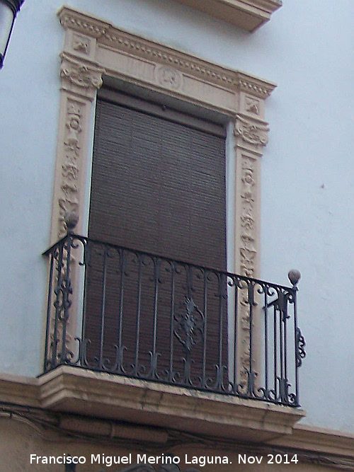 Casa de la Calle Carrera de las Monjas n 17 - Casa de la Calle Carrera de las Monjas n 17. Balcn