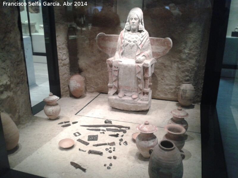 Ciudad Iberorromana de Basti - Ciudad Iberorromana de Basti. Dama de Baza. Museo Arqueolgico Nacional