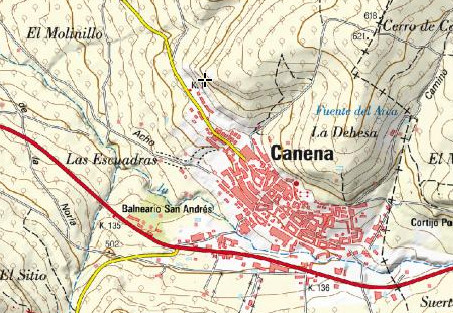 Fuente del Cerro - Fuente del Cerro. Mapa