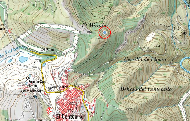 Mina Pozo Nuevo - Mina Pozo Nuevo. Mapa