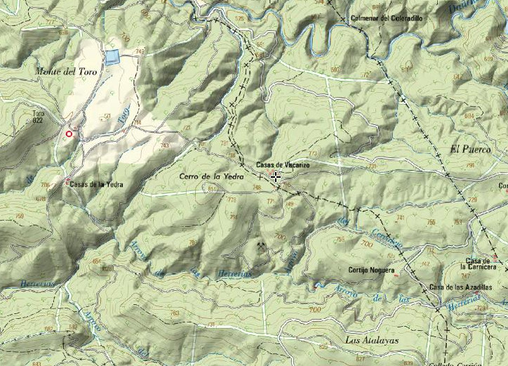 Cortijo El Vaquerizo - Cortijo El Vaquerizo. Mapa