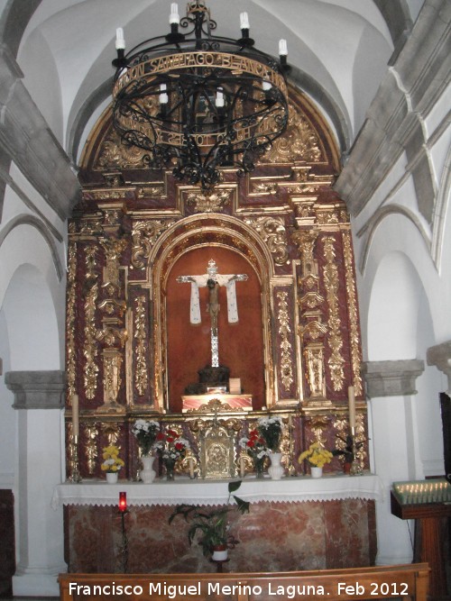 Ermita del Cristo del Humilladero - Ermita del Cristo del Humilladero. Retablo