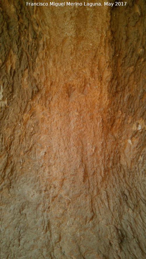 Pinturas y petroglifos rupestres de la Llana V - Pinturas y petroglifos rupestres de la Llana V. Panel