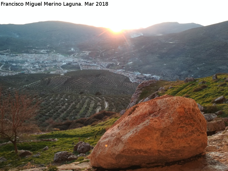 Los Villares - Los Villares. Ocaso desde el Contadero